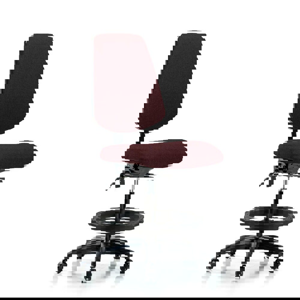 Task Chair: Olefin, Burgundy